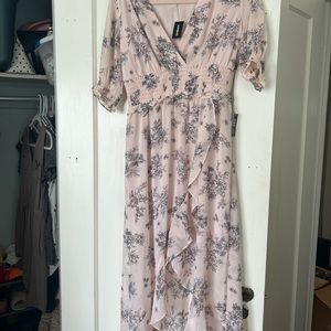 Express hi low dress with tags
